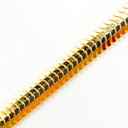 330CCTDBRA8. 14K Solid Gold Flat Snake Necklace